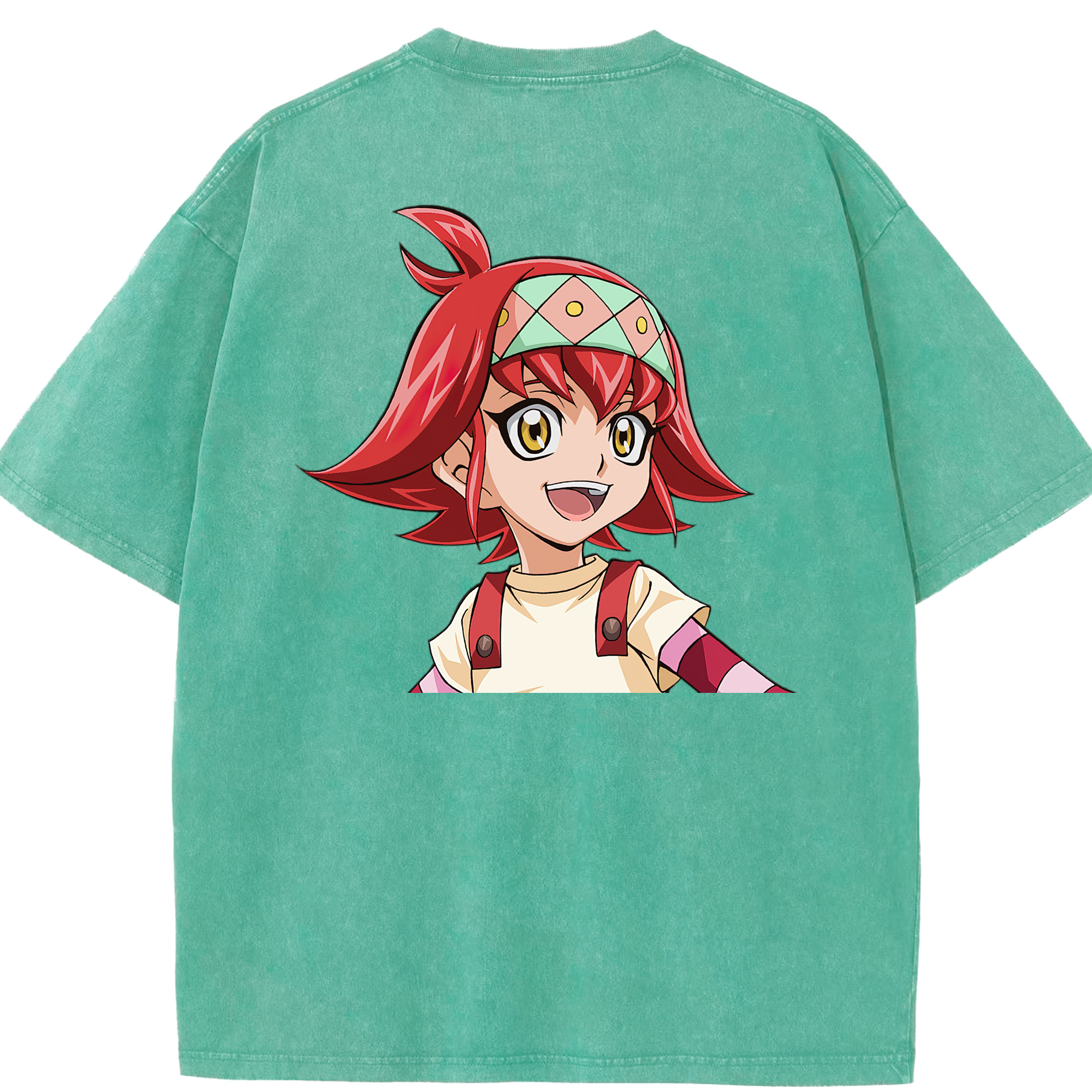 （画像用） 遊☆戯☆王 Yu-Gi-Oh! 綿100% ヴィンテージ風 半袖Tシャツ（背面プリント）